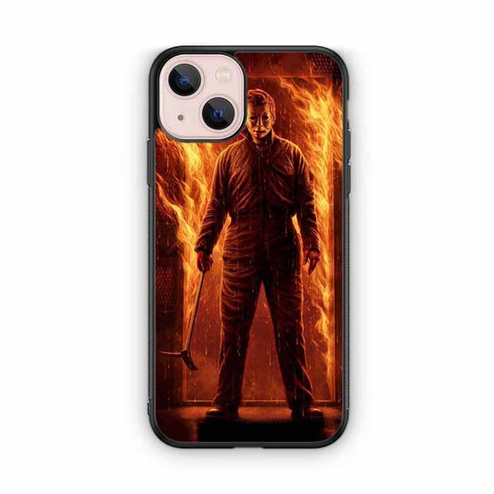 Michael myers on fire iPhone 13 Case