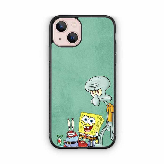 Spongebob Mr Krab Squidward and Plankton iPhone 13 Case