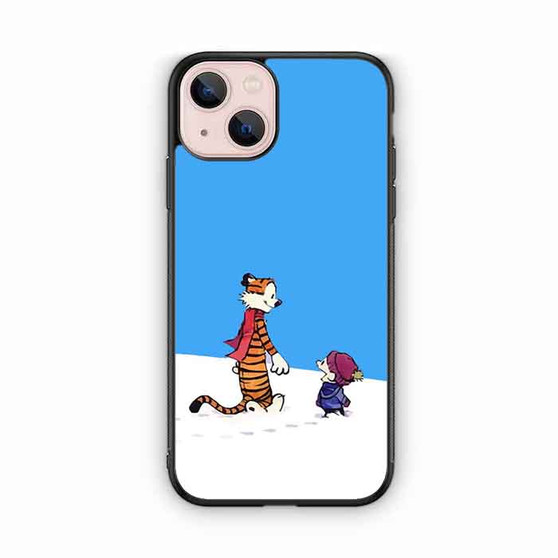 Calvin and Hobbes Wanna Make Snowman iPhone 13 Case