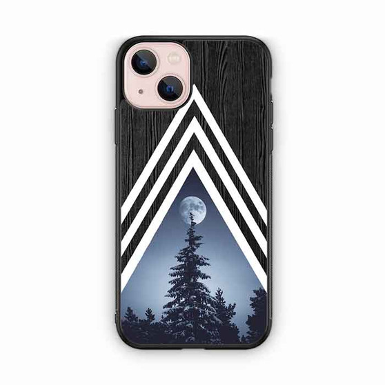 Chevron in Night Forest 2 iPhone 13 Case