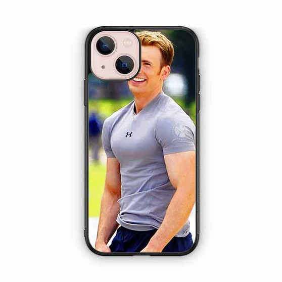 Chris Evans as Captain America Laughing iPhone 13 Case