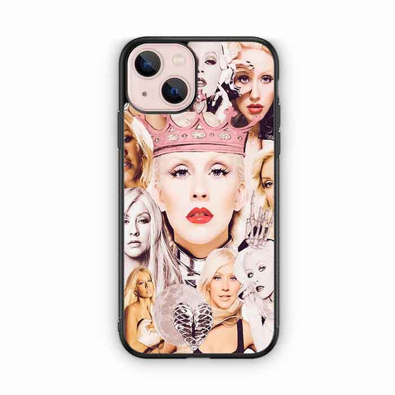 Christina Aguilera Collage iPhone 13 Case