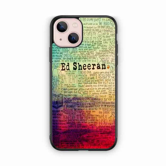ed sheeran lyric quote iPhone 13 Case