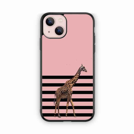 giraffe pink art iPhone 13 Case