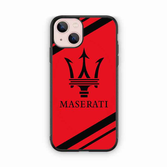Maserati Car Red Strip iPhone 13 Case