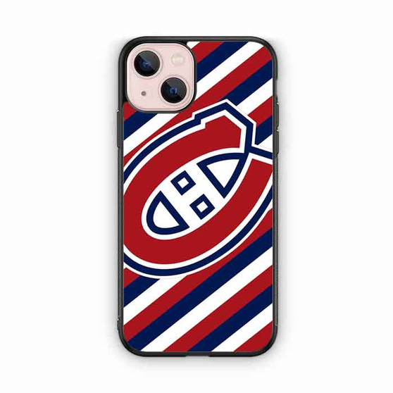 Montreal Canadiens Strips iPhone 13 Case