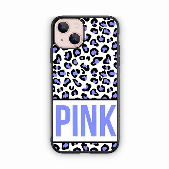 Pink Blue Leopard iPhone 13 Case