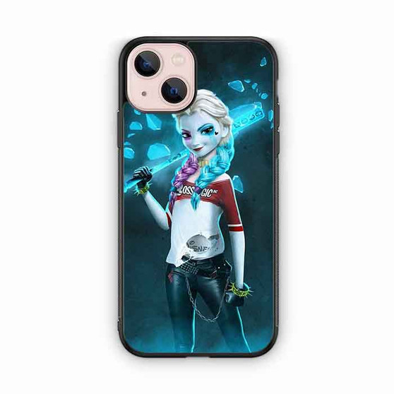 Princess Elsa With Harley Quinn Dress iPhone 13 Case