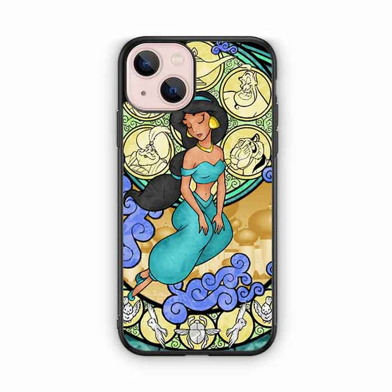 princess jasmine stained glass iPhone 13 Case