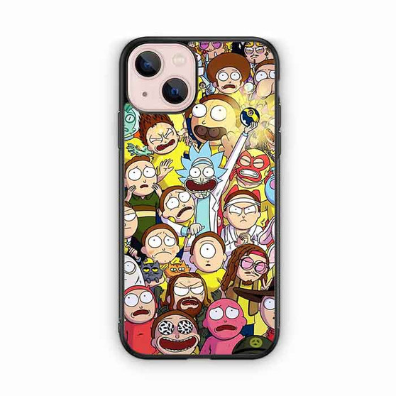 Rick and Morty Collage iPhone 13 Case