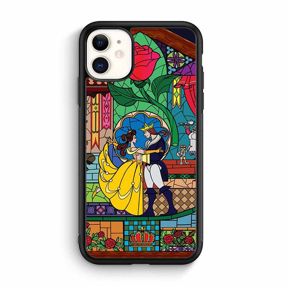 belle and beast prince stained glass iPhone 12 Mini | iPhone 12 Case