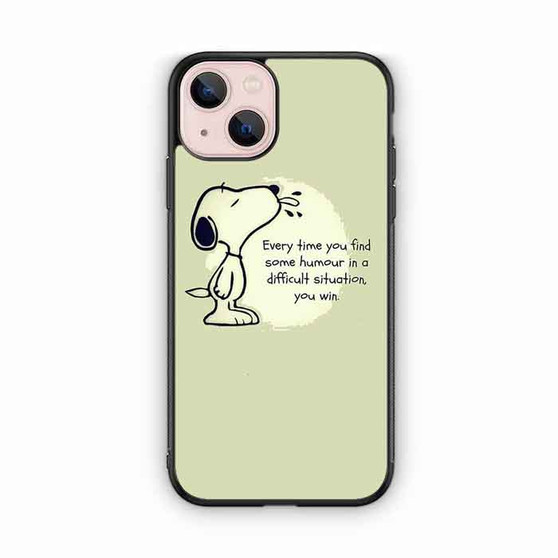 Snoopy Quotes iPhone 13 Case