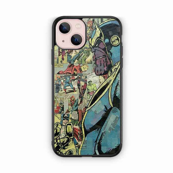 Thanos Comic Pattern iPhone 13 Case
