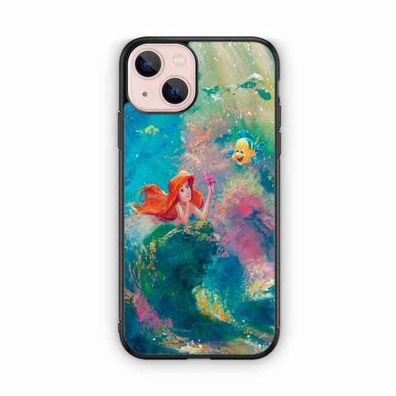 the little mermaid painting iPhone 13 Case