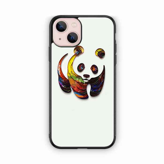 WWF Panda Colour Pattern iPhone 13 Case
