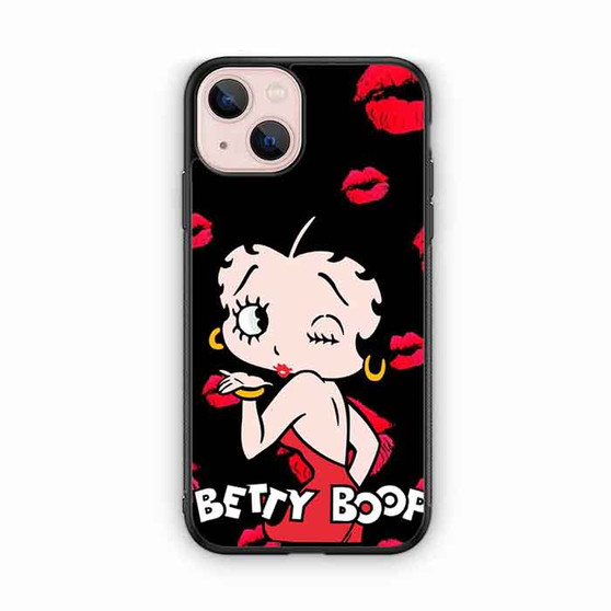 Betty Boop Kiss iPhone 13 Case Betty Boop Kiss iPhone 13 Case