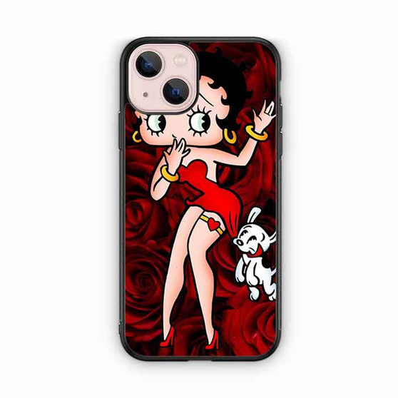 Betty Boop With Puppy iPhone 13 Case Betty Boop With Puppy iPhone 13 Case