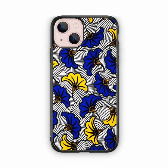 Blue and Yelow Flowers iPhone 13 Case