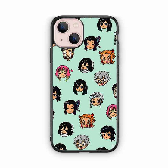 Kimetsu No Yaiba Cute Characters iPhone 13 Case