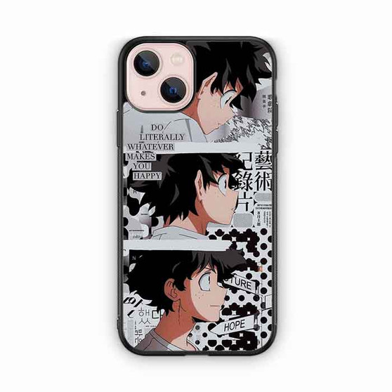 My Hero Academia Deku's Quotes iPhone 13 Case