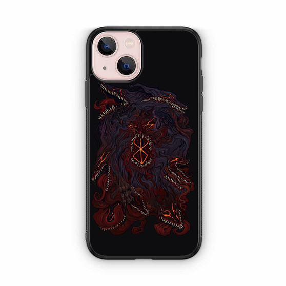 Berserk Logo Surround by the Devil iPhone 13 Case