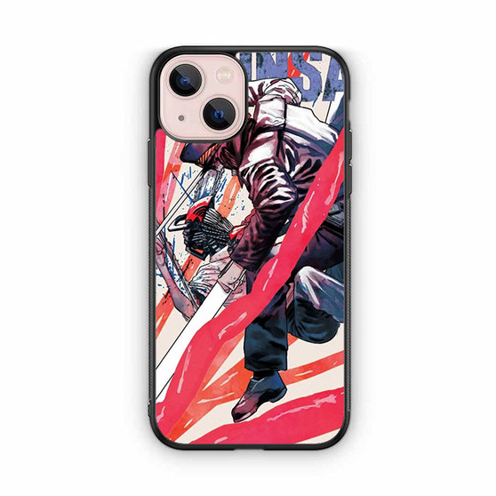 Denji VS Katana Man Cover iPhone 13 Case