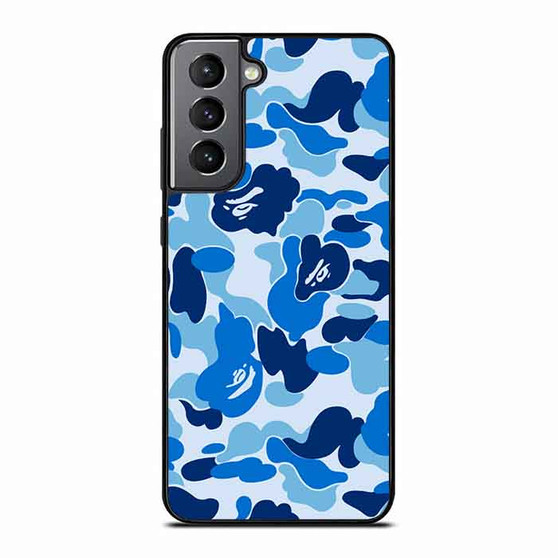 Bape Blue Camo Samsung Galaxy S21 Case