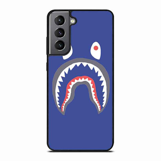 Blue Bape Shark Samsung Galaxy S21 Case