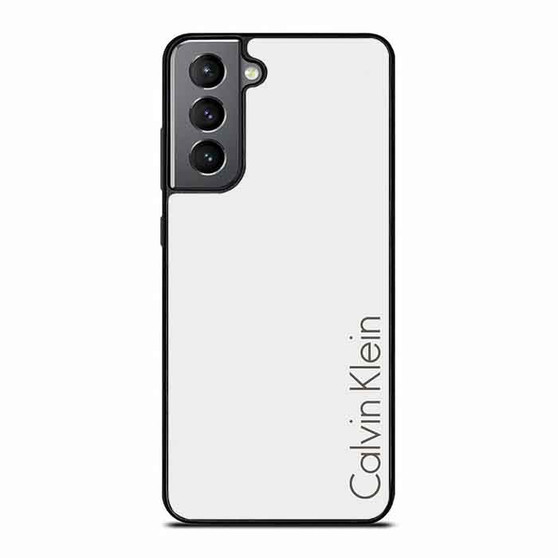 Calvin Klein White Bone Samsung Galaxy S21 Case