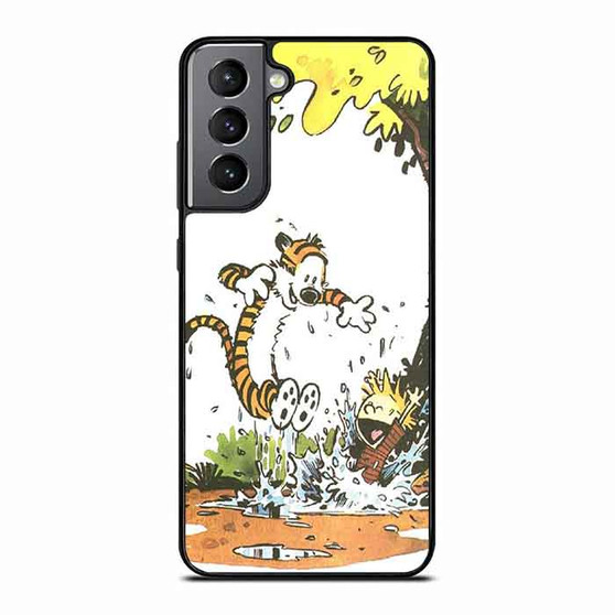 calvin n hobbes Samsung Galaxy S21 Case