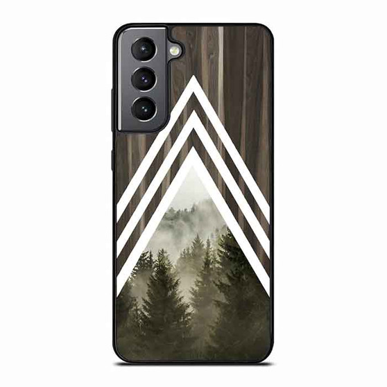Chevron in Forest 1 Samsung Galaxy S21 Case