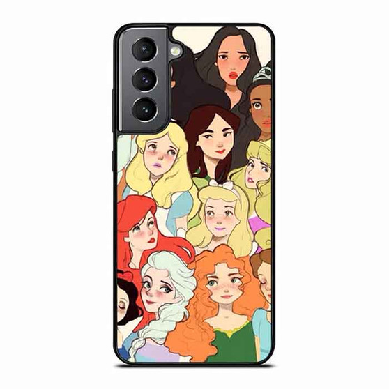 Disney Princess Collage Samsung Galaxy S21 Case