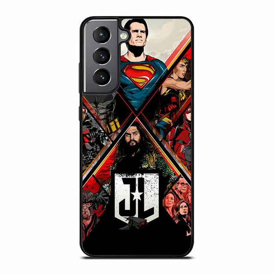 Justice League Movie Cover Samsung Galaxy S21 Case