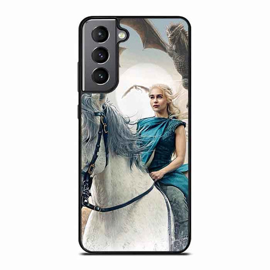 Khaleesi in Game Of Thrones Samsung Galaxy S21 Case