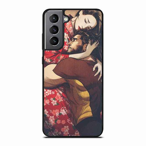 Logan as Wolverine and Japanese Girl Samsung Galaxy S21 Case Logan as Wolverine and Japanese Girl Samsung Galaxy S21 Case
