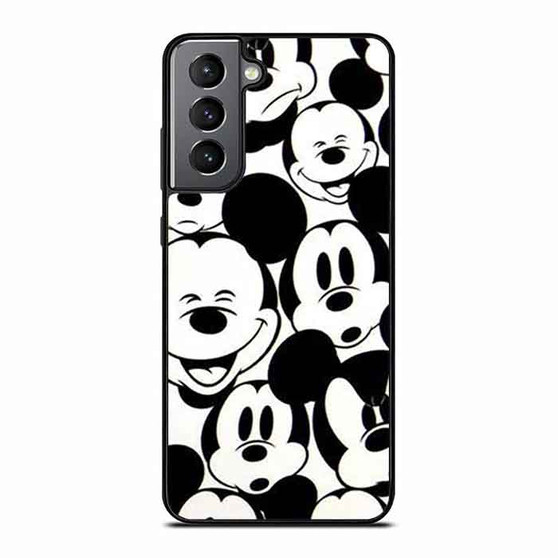 Mickey Mouse Face Collage Samsung Galaxy S21 Case