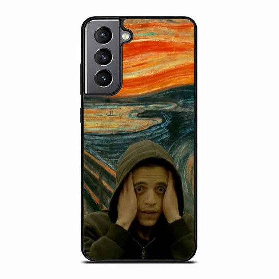 Mr Robot on paint Samsung Galaxy S21 Case