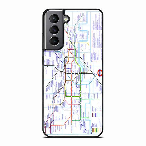 new york map Samsung Galaxy S21 Case