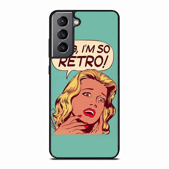 OMG I'm So retro Samsung Galaxy S21 Case