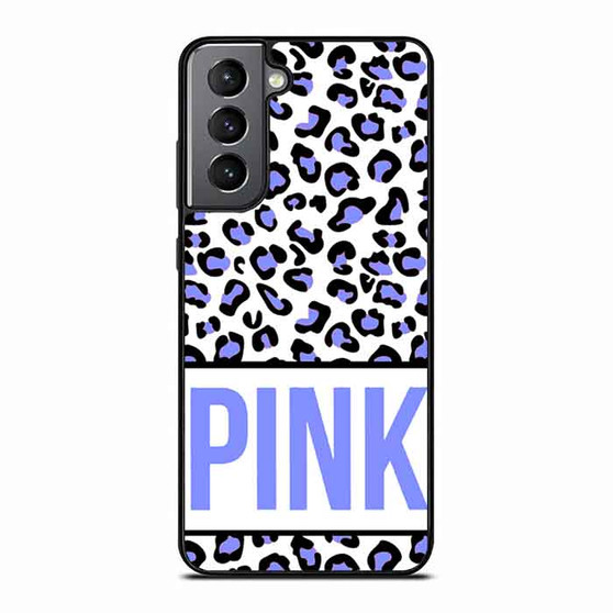 Pink Blue Leopard Samsung Galaxy S21 Case