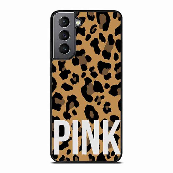 Pink Leopard Samsung Galaxy S21 Case