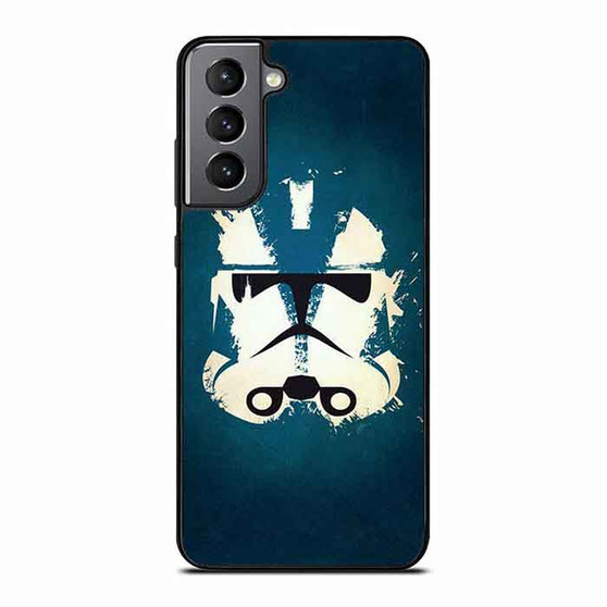 Star Wars Trooper Head Art Samsung Galaxy S21 Case