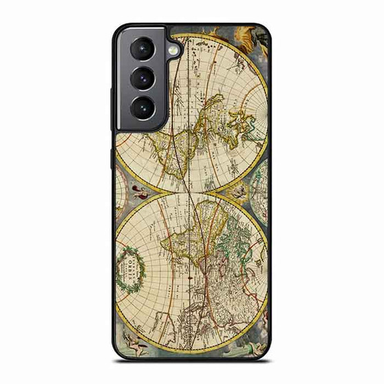tetarrum orbis vintage Samsung Galaxy S21 Case