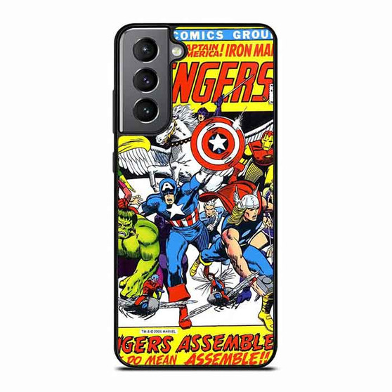 The Avengers Comic Marvel Samsung Galaxy S21 Case