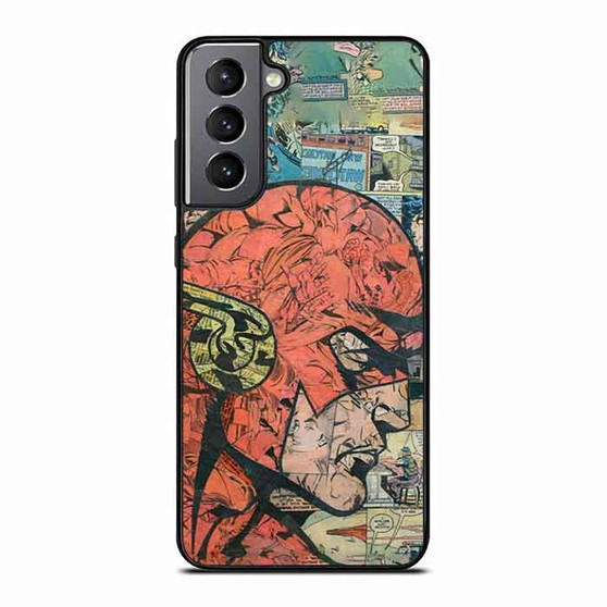 The Flash Comic Pattern Samsung Galaxy S21 Case