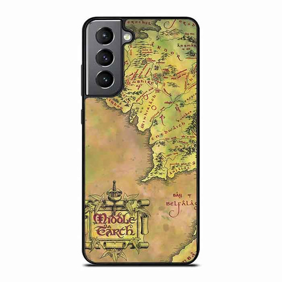 The Lord Of the rings Middle Earth map Samsung Galaxy S21 Case