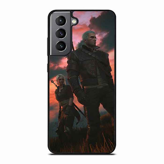 The Witcher 3 Ciri and Geralt 1 Samsung Galaxy S21 Case