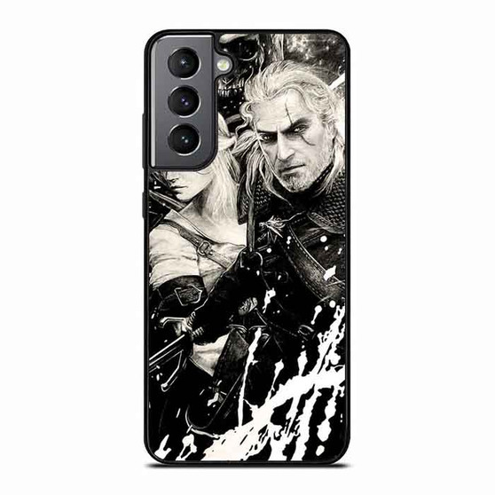 The Witcher 3 Ciri and Geralt 2 Samsung Galaxy S21 Case