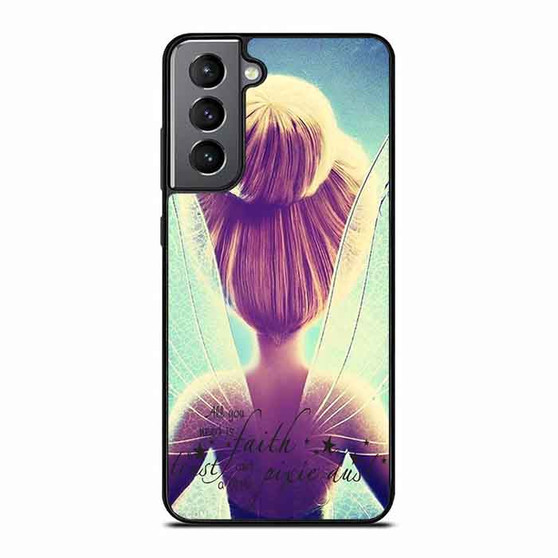 tinker bell quotes Samsung Galaxy S21 Case