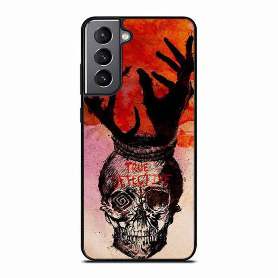 True Detective Skull Art Samsung Galaxy S21 Case